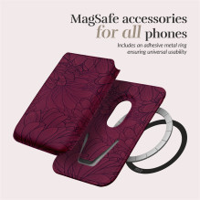 MIO Berry Blooms Magsafe Case Compatible Card Holder MIO Berry Blooms Magsafe Case Compatible Card Holder