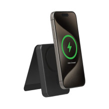 „Mophie Essentials“ magnetinė belaidė nešiojama baterija, 10000 mAh, juoda