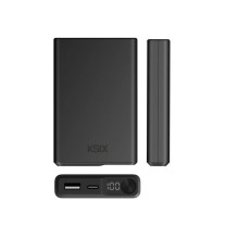 Ksix magnetinė išorinė baterija 10000 mAh 22,5 W, juoda