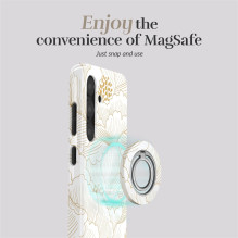 MIO White Roses Magsafe Case Compatible Ring Holder MIO White Roses Magsafe Case Compatible Ring Holder