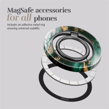 MIO Green Marble Magsafe Case Compatible Ring Holder MIO Green Marble Magsafe Case Compatible Ring Holder