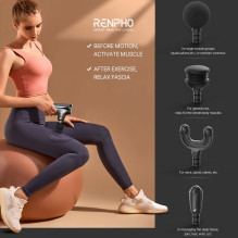 RENPHO masažinis pistoletas Mini GM173 juodas