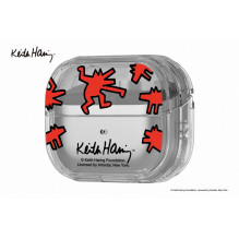 FPR630SBARW „Samsung Buds3“ Keith Haring skaidrus „Slickback“ dėklas