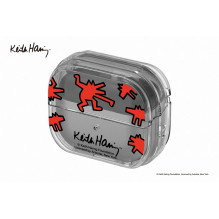 FPR630SBARW „Samsung Buds3“ Keith Haring skaidrus „Slickback“ dėklas
