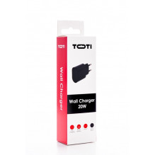 SEEK TOTI 20W Type-C PD Portable Wall Fast Charger, Black