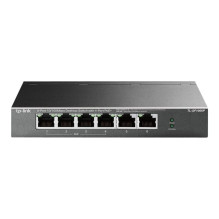 Tinklo Įranga - TP-LINK TL-SF1006P 4-Port PoE+ Jungiklis 67W
