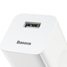 „Baseus Quick Charger EU“ 24 W maitinimo adapteris, USB „Quick Charge 3.0“, QC 3.0, baltas „Baseus Quick Charger EU“ 24 W maitinimo adapteris, USB „Quick Charge 3.0“, QC 3.0, baltas