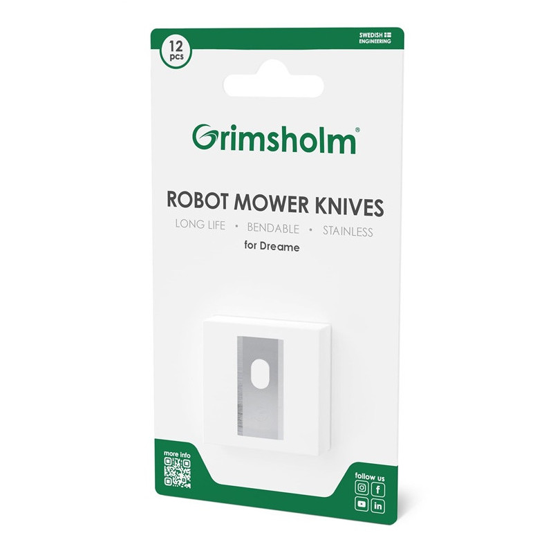 Blades for robots Grimsholm DREAME, 12 pcs