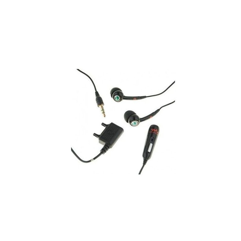 Headphones (stereo headset) Sony Ericsson HPM-70 Fast Port for Sony Ericsson C905 K750 J230 Black