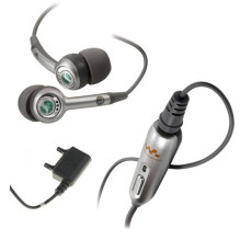 Headphones (stereo headset) Sony Ericsson HPM-70 Fast Port for Sony Ericsson C905 K750 J230 Silver