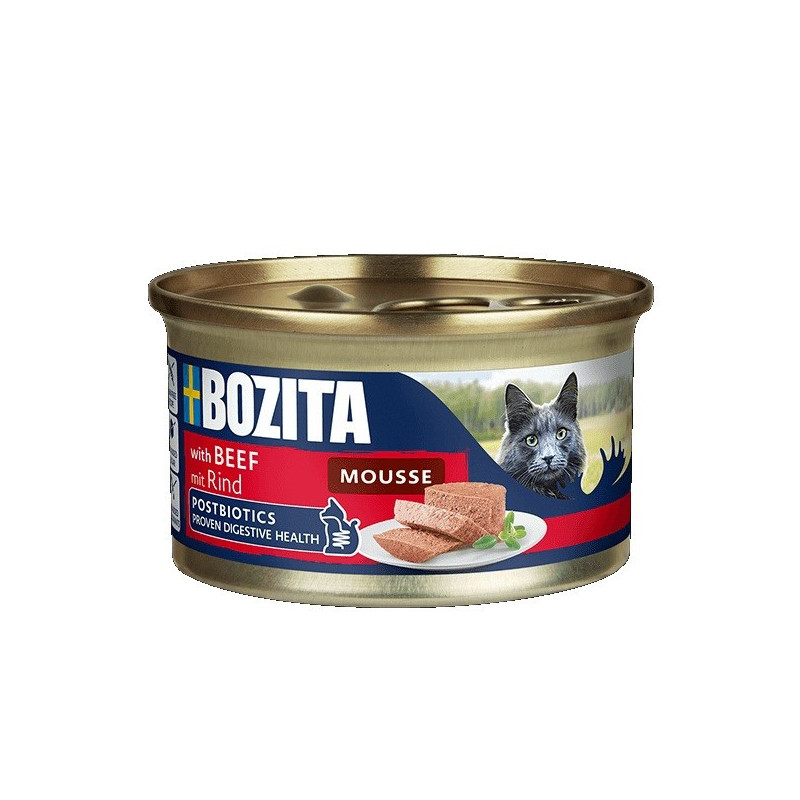 BOZITA Mousse jautienos šlapias kačių ėdalas 85 g
