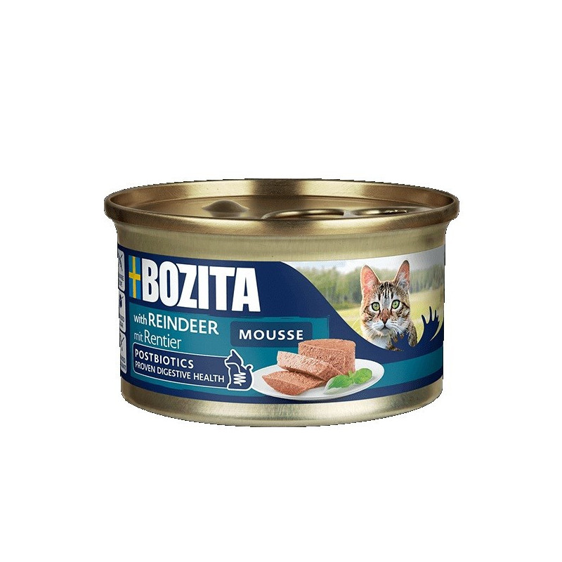 BOZITA Mousse Reindeer - wet cat food - 85g