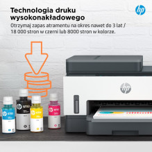 „HP Smart Tank 750“ daugiafunkcis terminis rašalinis spausdintuvas, A4, 4800 x 1200 DPI, 15 ppm, „Wi-Fi“