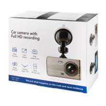 DVR979G Full HD G-sensor LCD car video recorder with reversing camera - beige