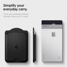 Spigen Urban Fit MagSafe Magnetic Phone Wallet - Black