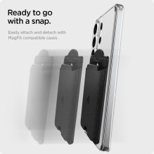 Spigen Urban Fit MagSafe Magnetic Phone Wallet - Black