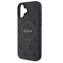 Guess 4G Ring Classic Logo MagSafe case for iPhone 16 - black