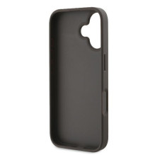 „Guess 4G“ didelio logotipo dėklas, skirtas „iPhone 16“ – rudas