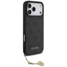 „Guess 4G Charms Collection“ „MagSafe“ dėklas, skirtas „iPhone 17 Pro Max“ – juodas