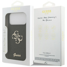 „Guess“ fiksuoto blizgučių dizaino „iPhone 17 Pro Max“ dėklas – juodas