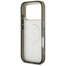 Guess Python Pattern MagSafe Case for iPhone 17 Pro - Brown
