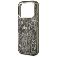 „Guess“ „Python“ rašto „MagSafe“ dėklas, skirtas „iPhone 17 Pro“ – juodas