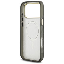 Guess Python Pattern MagSafe Case for iPhone 17 Pro Max - Black