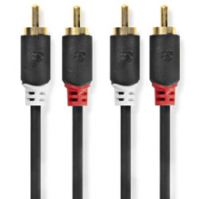 Kabelis Nedis 2x RCA - 2x...