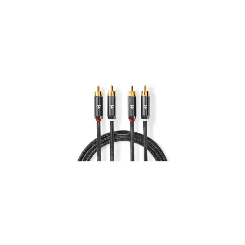 Laidas Nedis 2x RCA - 2x RCA 1m