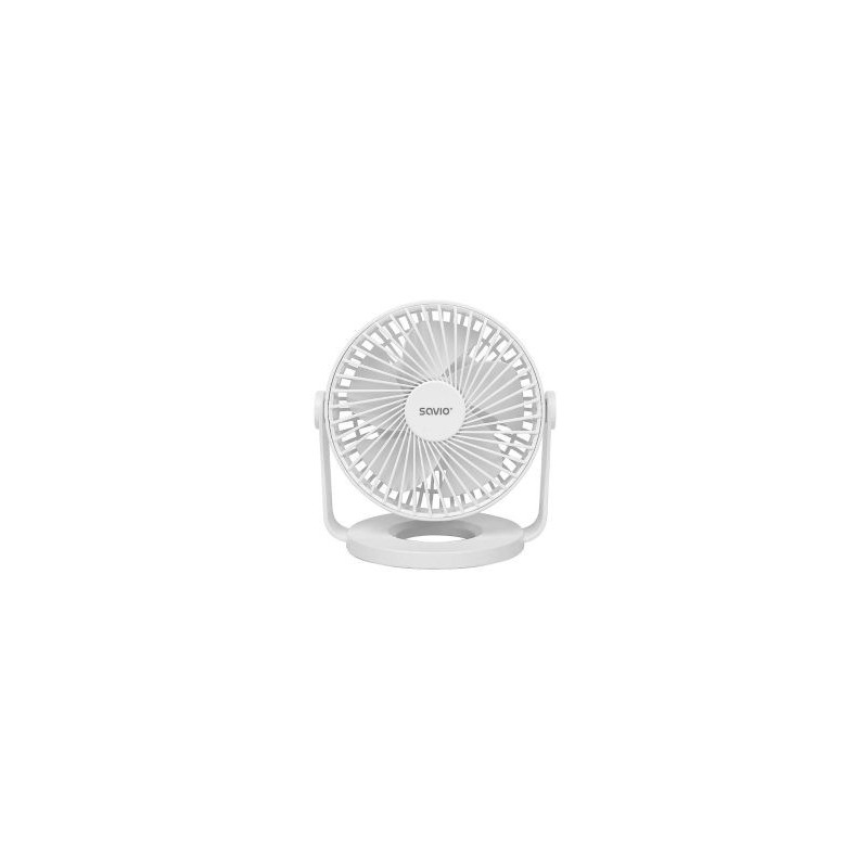 Savio USB stalo ventiliatorius AD-01 WHITE