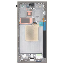 Middle housing Samsung S928 S24 Ultra Titanium Gray / Violet / Orange original (used Grade B)