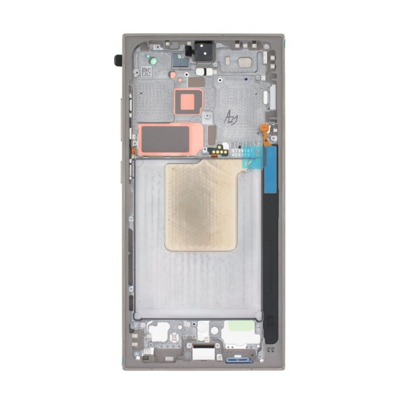 Middle housing Samsung S928 S24 Ultra Titanium Gray / Violet / Orange original (used Grade C)