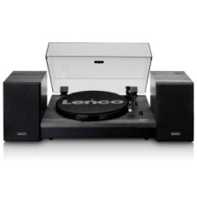 Plašu atskaņotājs Lenco LS-300BK Bluetooth with speakers Black