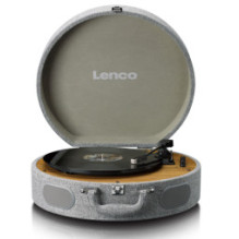 Plašu atskaņotājs Lenco LS-66GY Wooden Grey Bluetooth