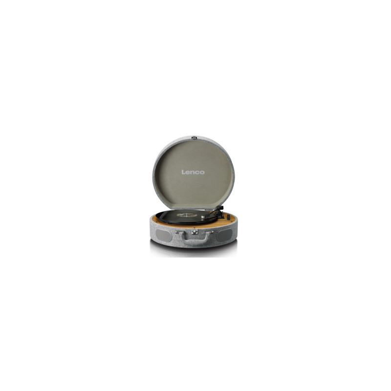 Plašu atskaņotājs Lenco LS-66GY Wooden Grey Bluetooth