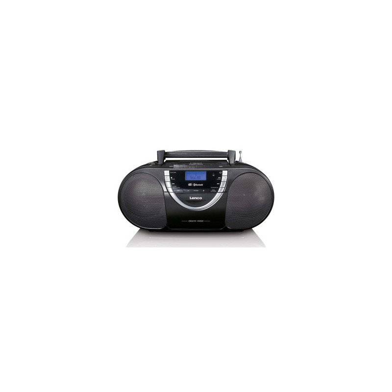 Radio uztvērējs Lenco SCD-6900BK Portable DAB+ FM Radio CD Cassette and Bluetooth