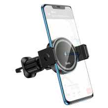 Automobilinis laikiklis-įkroviklis Hoco HW35 MagSafe 15W (air vent) juodas
