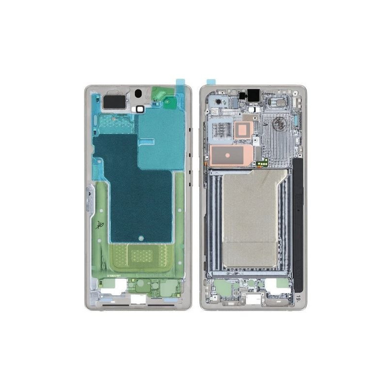 Middle housing Samsung S938 S25 Ultra Titanium Silver Blue original (used Grade C)