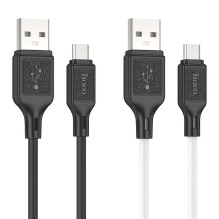 Cable USB A to Micro USB Hoco 2,4A 1 m X90 black