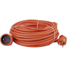 VERTEX PZO20M ištraukiamas prailginimo kabelis 20 m 3x2,5 mm oranžinis