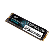 M.2 NVMe SSD - Silicon Power P34A60 128 GB, 2200 MB / s Skaityti, 1600 MB / s Rašyti, Juoda