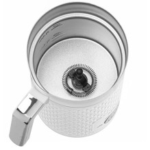 Milk Frother - Adler AD 4494 Automatic 300ml Capacity Cordless Metal, White
