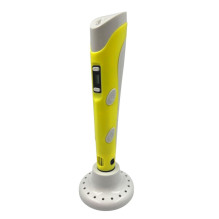 Riff 3D Pen printing BIG Set 7in1 with LCD / PLA 100m / Tablet / Scissors Yellow