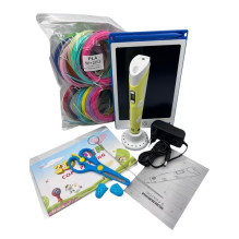 Riff 3D Pen printing BIG Set 7in1 with LCD / PLA 100m / Tablet / Scissors Yellow
