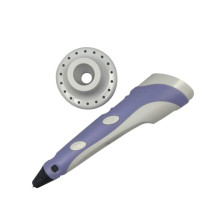 Riff 3D Pen printing BIG Set 7in1 with LCD / PLA 100m / Tablet / Scissors Violet