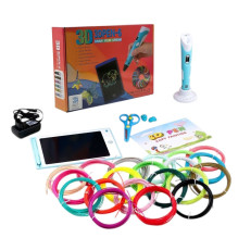 Riff 3D Pen printing BIG Set 7in1 with LCD / PLA 100m / Tablet / Scissors Blue