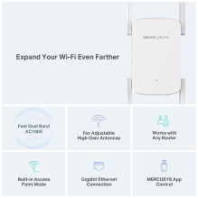 WRL diapazono ilgintuvas 1900MBPS / ME50G MERCUSYS