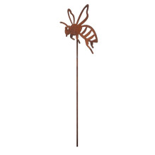 Decoration "Bee" TT243, 8 cm x 0.4 cm x 38.3 cm, brown