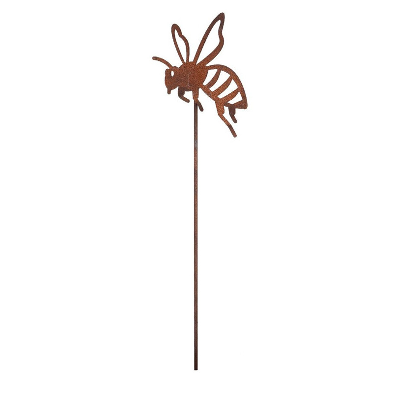 Decoration "Bee" TT243, 8 cm x 0.4 cm x 38.3 cm, brown