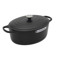 Cookware - Le Creuset Signature Frying Pan 8.9L Enameled Cast Iron Heat Resistant Black